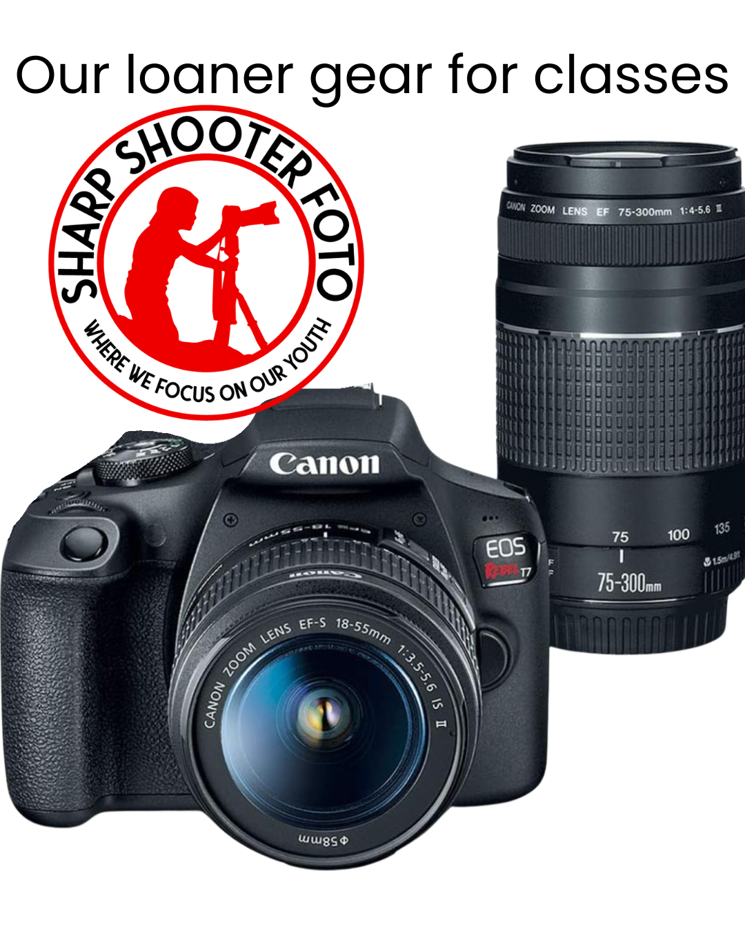 Equipment we wil offer — Sharp Shooter Foto